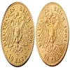 Niemiecki St Anhalt-Dessau Friedrich I 1896 1901 10 MARK RITT GOLD Coped Coped Moneta Metal Dies Produkcja Fabryka 232p