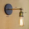 Lampa ścienna retro industrialne lampy vintage amerykański w stylu krajowym lekki dekoracje domu e27 Wandlamp sypialnia sconce