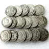 US MIX DATUM 1807-1839 17st. Kappade byst halv dollar Craft Silver Plated Copy Coin Metal Dies Manufacturing Factory 2528