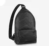 Avenue Bags Sacs d'école M46107 RACER SLING BAG Shadow Marque de luxe Designer Hommes Sacs à dos Sac de voyage en cuir Sacs à main Femmes Poignées Boston