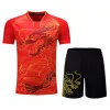 Polos Hombres Mujeres Ropa de tenis de mesa Camisa de bádminton Camisa de tenis de mesa Ropa de bádminton deportiva de manga corta Traje de uniformes de ping pong