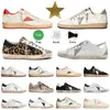 Top Qualité Golden Goode Baskets Hommes Chaussures Habillées Hommes Designer Plateforme Chaussures Baskets Superstars Noir Blanc Cuir Argent Véritable Léopard Des Neiges Noir Sale Femmes