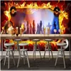 wallpaper for walls 3 d for living room KTV nightclub background wall264l