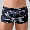 Boxer en coton XXL pour hommes, sous-vêtements, short très extensible, respirant, doux, confortable, pantalon Aro, Camouflage