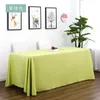 Table Skirt El Wedding Event Tablecloths Stall Conference Red Long Strip Solid Colour Rectangular Advertising Decor