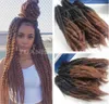 10 confezioni Estensioni capelli sintetici a testa piena Trecce Marley bicolore 20 pollici Nero Marrone Ombre Treccia afro crespa Fast Expres5119362