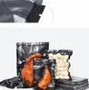 Black Nylon Vacuum Food Bags Home Sausage Dried Fruit Fresh Sealing Packaging Storage Kitchen Favor Wholesale