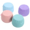 Garrafas de armazenamento 4 Pcs Caixa de embalagem Creami Pequeno Jar Recipientes de viagem para cremes Lip Size Sílica Gel Frascos Maquiagem