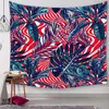 Ins Tropical Plant Flower Decor Tapestries Bathroom Outdoor Tapestry Wall Hanging Sheet Picnic Cloth Home Decor Tablecloth Gift302I