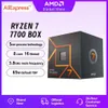 AMD Ryzen 7 7700 BOX NOVO R7 7700 BOX BRUND NEW With Wealth Prism RGB Cooler Fan 8-Core 16-Thread 5NM Socket AM5 CPUプロセッサ