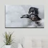 Cavalo voador preto pinturas em tela para sala de estar moderna arte animal quadros decorativos impressões em tela posters252i