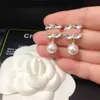 Designer Earrings Brand Letters 18K Gold Plated Dangle Earrings For Women Jewelry Lady Party Wedding Lovers Gift