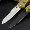 Nya 940 Axel Folding Pocket Knife D2 (Marked S30V) Steel Blade, PEI Transparenta Materialhandtag, utomhuscampingjakt självförsvar Taktiskt EDC-verktyg