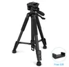 Andoer TTT663N Professional Portable Travel Aluminum Camera Tripod for SLR DSLR Digital Camera Tripod with Phone Clamp T1910255577147