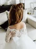 ファタパの白い子供の花嫁介添人の女の子のためのドレス