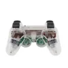 Pour Sony PS2 contrôleur sans fil Transparent clair manette pour Sony Playstation 2 Joystick 2 4G contrôle Support Bluetooth2719