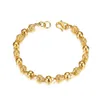 Link bransoletki damskie bransoletka hurtowa braslet 2024 Kobiet złoty kolor 6 mm łańcuchowe koraliki biżuterii spadek biżuterii