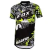 Erkekler yokuş aşağı Forma Bat Fox Mountain Bike T-Shirts MTB Jersey Offroad DH Motosiklet Jersey Motokros Spor Giyim