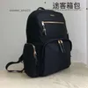 Mens Designer Ryggsäck Tuumi Back Simple Pack Stor Bookbag Luxury Books Handväskväskor 2023 196300 Kapacitet Kvinnors dator Ultra Light High Other Home T4VX