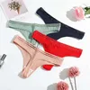 Panties Women's Womens Panties Sexy Cotton Thong Women Lace Low Waist Underwear Ladies Briefs Lingere Panty Breathable Female G-strings ldd240311