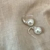 Boucles d'oreilles VENTFILLE 925 en argent Sterling perle boucle d'oreille pour femmes fille conception circulaire doux romantique bijoux cadeau d'anniversaire goutte