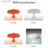 Lampes Shades Italie Designer LED Lampe de table champignon pour hôtel chambre chevet salon décoration éclairage moderne minimaliste lampes de bureau L312