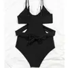 Women's Swimwear Up Splicing Plus Piece Padded Bikini Mesh Swimsuit Swiming Clothes Sexy Bkini High Waist Female Bathing Suit