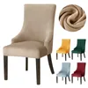 Housses de chaise, housse de bras, siège incliné, fauteuil en velours, doux, pour salle à manger, style de pièce, décoration de maison élastique, housse extensible de cuisine, Anti-sale