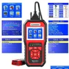 Leitores de código Ferramentas de digitalização Kw870 6V 12V Carro Motocicleta Bateria Tester Obd2 Ferramenta de diagnóstico Scanner 2 em 1 Teste de carregamento de partida para o Otch3