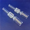 NC Quartz Tip Smoking Accessories 14mm Male Dabbing Nails Dab Straw Drip Tips Domeless Quartzs Nail