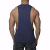 Regatas masculinas verão de alta qualidade algodão sem mangas camisas de fitness casual masculino musculação singlet plus size ginásio colete