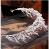 Tiaras US Warehouse Bridal Pałą na głowę Tiara Crown z krinestone i symbolizowane perły biżuterię biżuterii