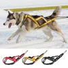 Dog Sled Harness Pet Weight Pulling Sledding Harness Mushing X Back For Large Dogs Husky Canicross Skijoring Scootering2264