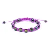 Koraliki Zmiana temperatury Kolor Bead Kamienna Bransoletka Braid Hematit Stone Bracelets dla kobiet dziewczyny biżuteria moda