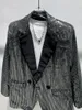 Men's Jackets T12388 Fashion Coats & 2024 Runway Luxury European Design Party Style Clothing