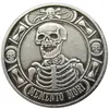 Тип 128 Хобо Морган Доллар череп зомби скелет ручной работы креативная копия монеты234O