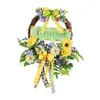 Couronnes de fleurs décoratives Porte d'entrée Couronne de printemps Ornement Guirlande suspendue pour porche Drop Livraison Maison Jardin Fête Fête Supplie Ottn6