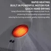 EL Automatisk handtorksensor Hushåll Badrum Cold Air Electric Heater 240228