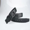 Big Buckle Belt Designer Belts for Men Women Width 3 8CM Fashion Luxury Print Flower Leather Belts Waistband236Q