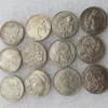 Hobo Nickel Mixed Dates 13pcs 1937-D 3-Legged Buffalo Nickel Rare Superman Funny Copy Coin291y