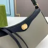 Kobieta marmont pół księżyca ophidia podnarm torba designerka dżins vintage canvas man to torebka portfel crossbody clutch luksus torebka