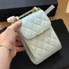 2024 Designer Bag Crossbody Phone C Women Mini Wallet Luxury Shoulder Diamond Lattice Påsar Shoppingkedja liten nollväska hög kvalitet