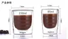 6pcsset arrivals Nespresso Double Wall Coffee Glass Mug Cup After Tea Drinking Cup 85ml150ml 240307