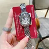 Montre femme pour dames Montre de créateur Square Panthere Mouvement de mode Montres Square Classic Femmes Or Argent Montres Montre De Luxe Business No Box