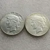 Pièce de monnaie américaine face-à-face 1927 Peace Dollar à deux faces – 252a