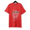 Designer Hommes Femmes Araignée T-shirt Graffiti Mal Amusant Couleur Impression Croquis Peinture à l'huile T-shirt en coton de haute qualité Mode décontractée T-shirt court en vrac