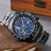 Męskie automatyczne zegarki mechaniczne ceramiki mechaniczne Pełne zegarek ze stali nierdzewnej zegarki Sapphire Luminous zegarek Business Casual Montre de Luxe R998728
