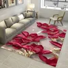 Tapis 3D 2000mm x 3000mm tapis rectangulaires salon fleur de Lotus tapis canapé Table basse tapis chambre Yoga Pad étude porte Mat226x