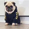 Moda esporte hoodie para cães pet casaco de inverno roupas filhote de cachorro schnauzer akita bulldog francês roupas pugs velo y200917233p
