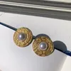 Baumelnde Ohrringe, zarter Schmuck, Charme, Vintage-Ohrring mit nachgeahmter Perle, exquisiter, trendiger goldfarbener Schmuck für Frauen, romantisch, klassisch